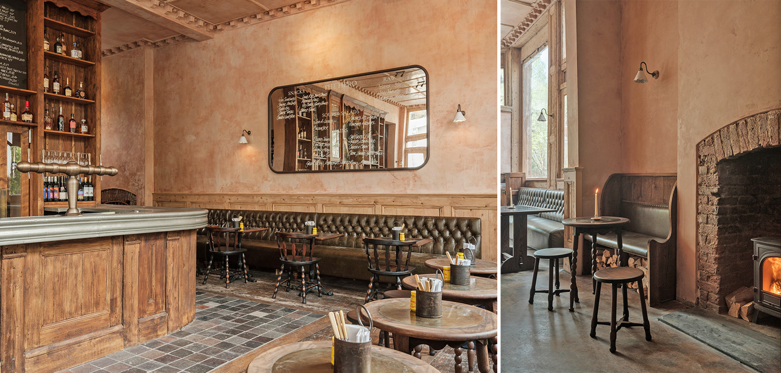 The interior bar area of the Hero, a Maida Vale pub on Shirland Avenue